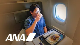 10 Hours in ANA New Business Class "The Room" - LA to Tokyo