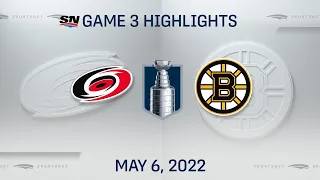 NHL Game 3 Highlights | Hurricanes vs. Bruins - May 6, 2022