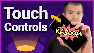 Platformer Touch Controls on Phone or Tablet in Kaboom.js