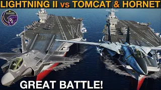 1990's US Carrier Group vs 2020's US Carrier Group (Naval Battle 60) | DCS