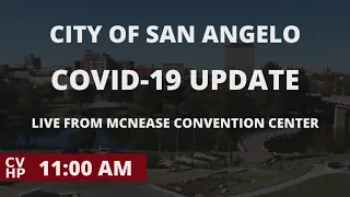 City of San Angelo COVID-19 update: November 13, 2020 - part 1