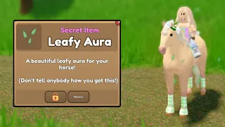 How to Get the *SECRET LEAFY AURA* | Wild Horse Islands