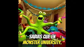 ¿Sabías qué? en MONSTER UNIVERSITY... #shorts #short