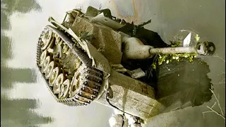 ПОДЪЁМ ИЗ БОЛОТА НЕМЕЦКОЙ САМОХОДКИ StuG IV