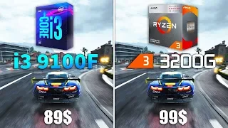 Ryzen 3 3200G vs Core i3 9100F - Test in 8 Games