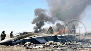 BATTLE IN THE AIR! 5 Russian SU-57 Fighter Jets Destroyed By US F-16s