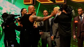 😳 THE ROCK SLAPS CODY RHODES!!! (FULL VIDEO)