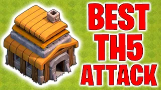 BEST TH5 Attack Strategy - Clash of Clans 2021