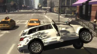GTA 4 High Speed Car Crashes Compilation (Real Car Mods)