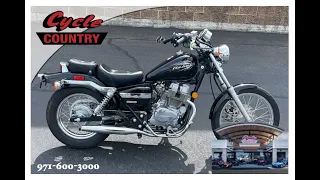2016 Honda Rebel with only 1250 miles on it for sale at Cycle Country in Salem, Oregon.