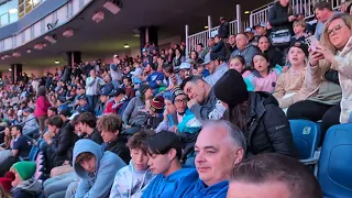 prematch Messi and fellas at Gillette stadium 2024