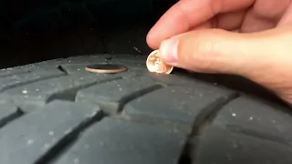 How to Measure Tire Tread With a Penny (Or a Quarter)