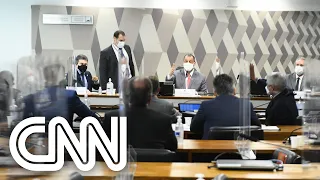 Aziz chama Eduardo Girão de 'oportunista' em sessão da CPI | LIVE CNN