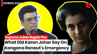 What Did Karan Johar Say On Kangana Ranaut's Emergency | Karan Johar Interview