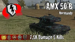 AMX 50 B  |  7,5K Damage 5 Kills  |  WoT Blitz Replays