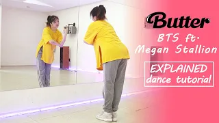 BTS (방탄소년단) 'Butter (feat. Megan Thee Stallion)' Dance Tutorial | Mirrored + Explained