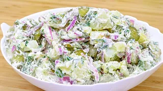 The most delicious German salad! 2 most delicious salad recipe!