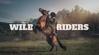 Джигиты на лошадях в горах Кавказа (Архыз) | Horse cinematic video |