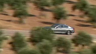 2017 BMW 540i driving scenes