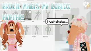 MY BROTHER MAKES MY ROBLOX AVATAR! 👩🏽‍🤝‍👨🏼📱