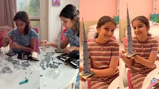 Mahesh Babu daughter Sitara Burj Khalifa lego making video