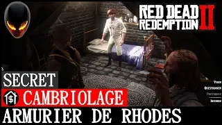 Red Dead Redemption 2 : Secret Cambriolage Armurier de Rhodes Sous Sol