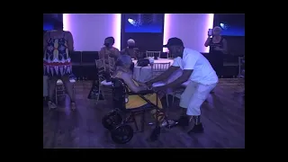 Vernon (Chi) & Gary (LA) Chicago Steppin with Sabrina's Mom in wheelchair at Havana Nights Las Vegas