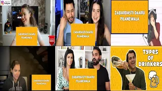 Types Of Drinkers - Ashish Chanchlani || Latest Mixed Multiple Reaction Mashup By Foreigners !!!!!