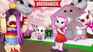 GENTE! A ÂNGELA ESTÁ MORANDO NO BROOKHAVEN! 😳 ( Historinha Roblox )