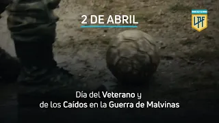 El homenaje de la Liga Profesional a los Veteranos y Caídos en la Guerra de Malvinas