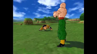 DBZ Budokai Tenkaichi 3 - Tien Defeats Nappa with Chiaotzu Alive (Hard)