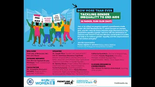 Now more than ever: Tackling gender inequality to end AIDS