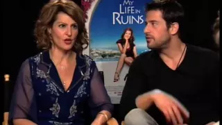 Nia Vardalos & Alexis Georgoulis talk about being a tourist and Filming in Greece 'My Life In Ruins'