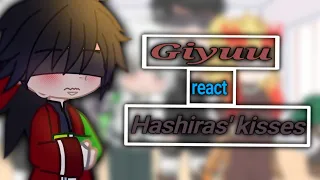 Giyuu react the Hashiras' kisses || KNY || Demon Slayer