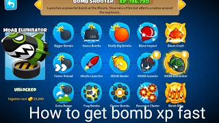 how to get bomb xp fast (btd6)