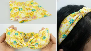 Cotton Bow Headbands – Fabric Headband Tutorial