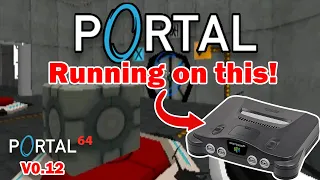 I fixed the portal gun, added particle effects, and more | Portal 64 0.12.0