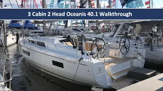 Tour the New Beneteau Oceanis 40.1 with 3 Cabins and 2 Heads