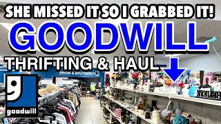 She missed it so I grabbed it! GOODWILL THRIFT WITH ME & THRIFT HAUL