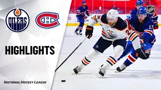 Oilers @ Canadiens 2/11/21 | NHL Highlights