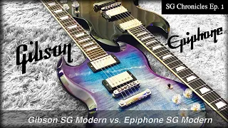 Gibson vs Epiphone. An SG Modern deep dive. Plus, a Probucker vs Burstbucker sound test at the end!