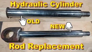 Machining & Welding - Hydraulic Cylinder Rod Replacement, Manual Machine Shop