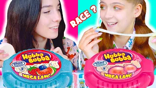 ASMR Eating Only One Color Food Blue VS Pink Candy Race