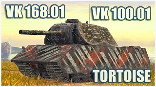 VK 168.01 (P), VK 100.01 (P) & Tortoise • Режим Гравитация WoT Blitz