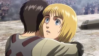 Eren and Armin hug [Dub]