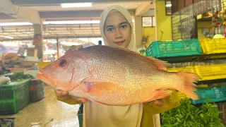 SEGAR DARI PASAR TERUS MASAK | SUP IKAN MERAH ,Isi manis sungguh aihh