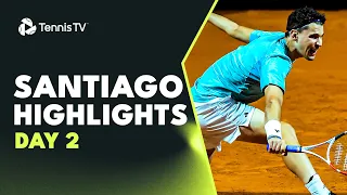 Thiem Battles Garin; Fognini and Etcheverry Clash | Santiago 2023 Highlights Day 2