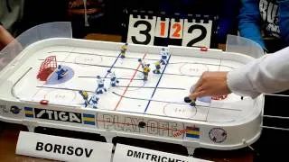 Table Hockey. Moscow Open 13.  Borisov-Dmitrichenko. Game 4