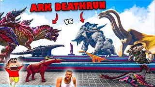 SHINCHAN and I are in INSANE DEATHRUN in ARK SURVIVAL EVOLVED | AMAAN-T GAMING