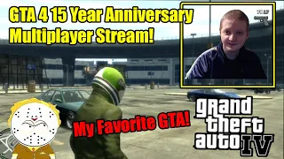 GTA 4 15 Year Anniversary PS3 Multiplayer Stream! My Favorite GTA!